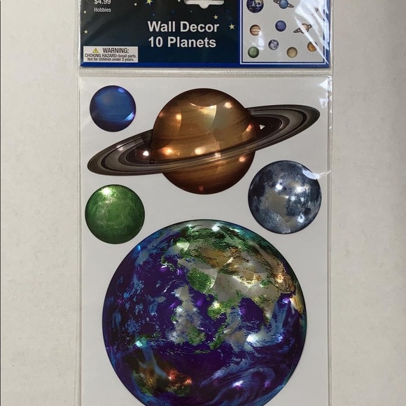 NIB Discovery Solar system model set with Bonus 10 Planets Wall Decor - Picture 8 of 9